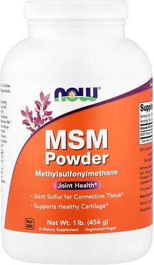 NOW Foods, MSM-Pulver, 454 g (1 lb.)