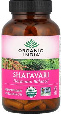 Organic India, Shatavari, Shatavari, 180 vegetarische Kapseln (400 mg pro Kapsel)