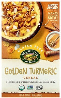 Thumbnail - Nature's Path, Kurkuma-Cornflakes, 300 g (10,6 oz.)