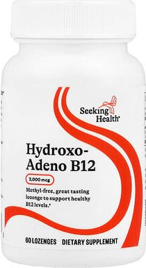 Seeking Health, Hydroxo-Adeno B12, 2.000 mcg, 60 Lutschtabletten