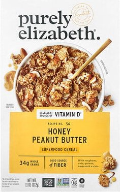 Purely Elizabeth, Superfood Müsli, Honig-Erdnussbutter, 312 g (11 oz.)