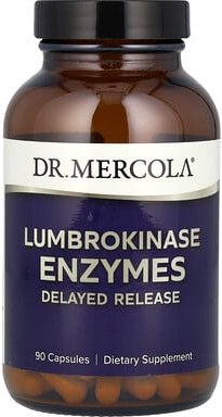 Dr. Mercola, Lumbrokinase Enzymes, Lumbrokinase-Enzyme, 90 Kapseln