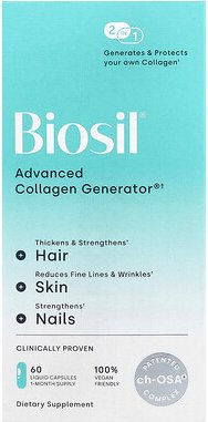 Biosil, Advanced Collagen Generator®, hochentwickelter Kollagen-Generator, 60 Flüssigkapseln