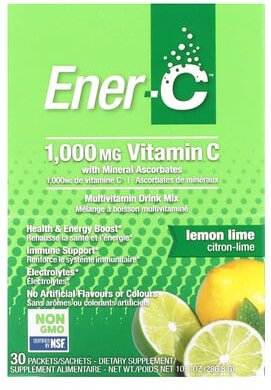 Thumbnail - Ener-C, Vitamin C, Multivitamin-Trinkmischung, Zitrone-Limette, 1.000 mg, 30 Päckchen, je 9,56 g (0,3 oz.)