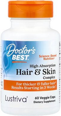 Doctor's Best, Hair & Skin Complex, Haar- und Haut-Komplex, 60 vegetarische Kapseln