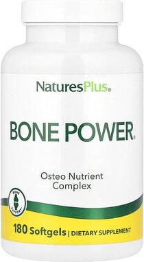 NaturesPlus, Bone Power with Boron, Bor für kräftige Knochen, 180 Weichkapseln