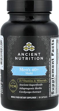 Ancient Nutrition, Men‘s 40+ Multi, Multivitamin für Männer ab 40, 90 Kapseln