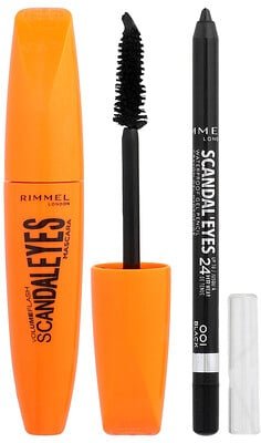Rimmel London, Scandal Eyes, Mascara mit wasserfestem Gel-Stift, 003 Extreme Black, 2-teiliges Set