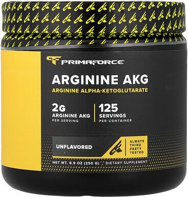 Primaforce, Arginin AKG, geschmacksneutral, 250 g