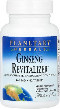 Planetary Herbals, Ginseng Revitalizer™, Ginseng Revitalizer™, 42 Tabletten