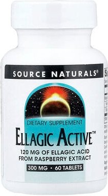 Source Naturals, Ellagic Active™, 60 Tabletten