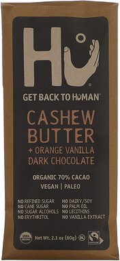 Hu, Dunkler Schokoladenriegel, 70% Bio-Kakao, Cashewbutter + Orangen-Vanille, 60 g (2,1 oz.)