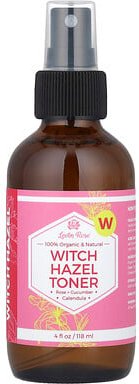 Leven Rose, 100% Bio und natürlich, Gesichtswasser mit Zaubernuss, 118 ml (4 fl. oz.)