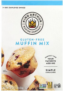 King Arthur Baking Company, Muffin Mix, Muffin-Mix, glutenfrei, 454 g (16 oz.)