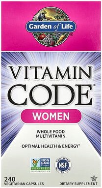 Thumbnail - Garden of Life, Vitamin Code®, Whole Food Multivitamin, Women, Vollwert-Multivitamin für Frauen, 240 pflanzliche Kapseln