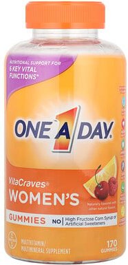 One-A-Day, VitaCraves®, Women's Multivitamin/Multimineral Supplement Gummies, Fruchtgummis mit Multivitaminen/Multiminer...