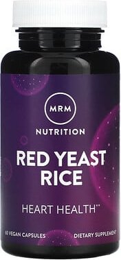 MRM Nutrition, Red Yeast Rice, Rotschimmelreis, 60 vegane Kapseln (600 mg pro Kapsel)