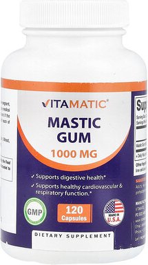Thumbnail - Vitamatic, Mastic Gum, Mastix, 120 Kapseln (500 mg pro Kapsel)