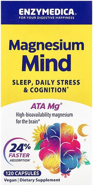 Enzymedica, Magnesium Mind, Magnesium für den Geist, 120 Kapseln