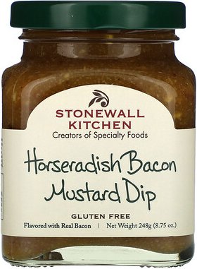 Stonewall Kitchen, Horseradish Bacon Senf Dip, Meerrettich-Bacon-Senf-Dip, 248 g (8,75 oz.)
