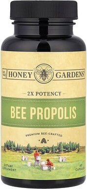 Zand, Bee Propolis, Bienenpropolis, 2-fache Wirksamkeit, 60 Kapseln (400 mg pro Kapsel)