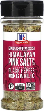 Thumbnail - McCormick, Allzweckgewürz, pinkes Himalayasalz mit schwarzem Pfeffer und Knoblauch, 184 g (6,5 oz.)