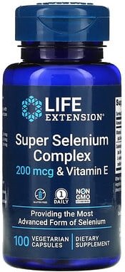 Thumbnail - Life Extension, Super Selenium Complex & Vitamin E, Super-Selen-Komplex und Vitamin E, 200 mcg, 100 pflanzliche Kapseln
