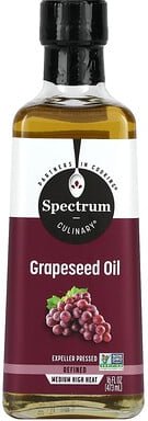 Thumbnail - Spectrum Culinary, Grapeseed Oil, Expeller Pressed, Traubenkernöl, gepresst, 473 ml (16 fl. oz.)
