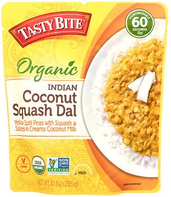 Tasty Bite, Indischer Bio-Kokosnusskürbis Dal, mild, 285 g (10 oz.)