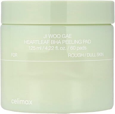 Thumbnail - Celimax, Ji Woo GAE Heartleaf BHA Peeling Pad, Peeling-Pad mit BHA-Peeling, 60 Pads, 125 ml (4,22 fl. oz.)