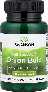 Thumbnail - Swanson, Full Spectrum® Zwiebelknollen, 400 mg, 60 Kapseln