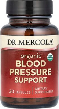 Dr. Mercola, Organic Blood Pressure Support, Bio-Blutdruckunterstützung, 30 Kapseln