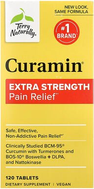 Terry Naturally, Curamin®, Schmerzlinderung, 120 Tabletten