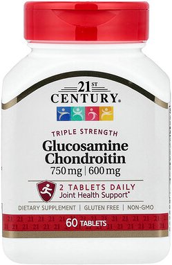 21st Century, Glucosamin/Chondroitin, 60 Tabletten