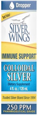 Natural Path Silver Wings, Kolloidales Silber, 250 ppm, 120 ml (4 fl. oz.)