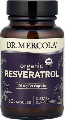 Dr. Mercola, Bio-Resveratrol, 100 mg, 30 Kapseln