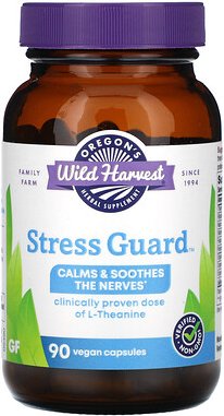 Oregon's Wild Harvest, Stress Guard, Schutz vor Stress, 90 vegane Kapseln