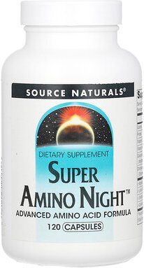 Source Naturals, Super Amino Night, 120 Kapseln