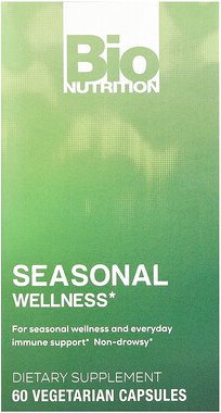 Bio Nutrition, Seasonal Wellness, saisonales Wohlbefinden, 60 pflanzliche Kapseln