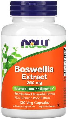 NOW Foods, Boswellia-Extrakt, 250 mg, 120 vegetarische Kapseln