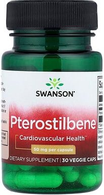 Thumbnail - Swanson, Pterostilben, 50 mg, 30 pflanzliche Kapseln