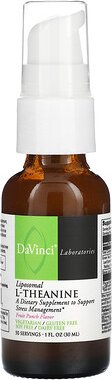 DaVinci Laboratories, Liposomales L-Theanin, Fruchtpunsch, 30 ml (1 fl. oz.)