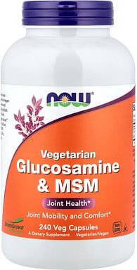 NOW Foods, Vegetarisches Glucosamin und MSM, 240 vegetarische Kapseln