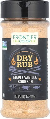 Frontier Co-op, Dry Rub, Dry Rub, Maple Vanilla Bourbon, trocken reiben, Ahorn-Vanille-Bourbon, 198 g (6,98 oz.)
