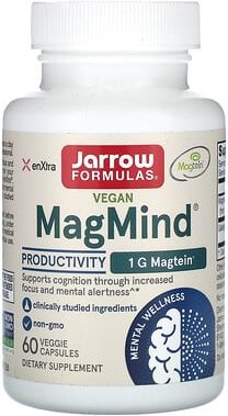 Thumbnail - Jarrow Formulas, Vegan MagMind, Produktivität, 60 pflanzliche Kapseln