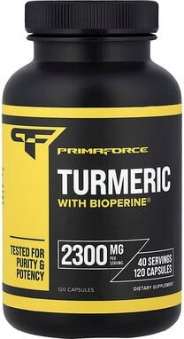 Primaforce, Turmeric with Bioperine®, Kurkuma mit Bioperine®, 120 Kapseln