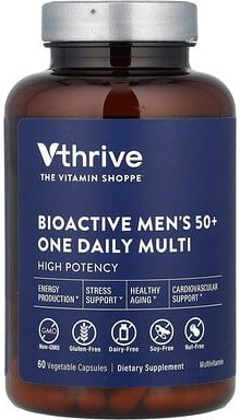 Vthrive, Bioactive Men‘s 50+ One Daily Multi, 60 pflanzliche Kapseln