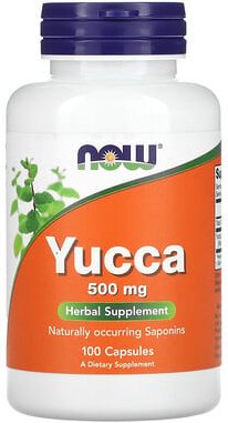 NOW Foods, Yucca, 100 Kapseln (500 mg pro Kapsel)