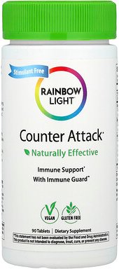 Rainbow Light, Counter Attack, Immune Support, Immununterstützung, 90 Tabletten