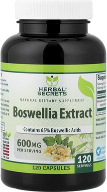 Herbal Secrets, Boswellia-Extrakt, 600 mg, 120 Kapseln